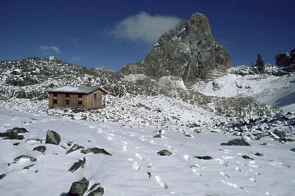 Austrian hut on south east face
