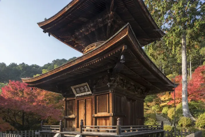 Framed Print : Autumn color in Jojakko-ji Temple in Arashiyama, Kyoto, Japan, Asia Framed Print : Autumn color in Jojakko-ji Temple in Arashiyama, Kyoto, Japan, Asia