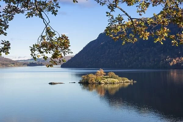Autumn, Norfolk Island, Lake Ullswater, Lake District National Park, Cumbria, England, United Kingdom, Europe