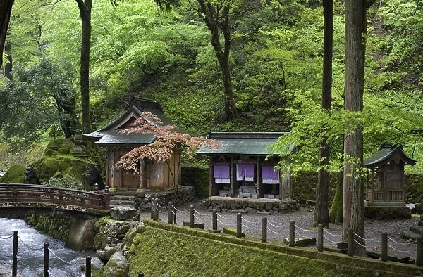 Auxillary shrine at Eiheiji Temple, headquarters of Soto sect of Zen Buddhism