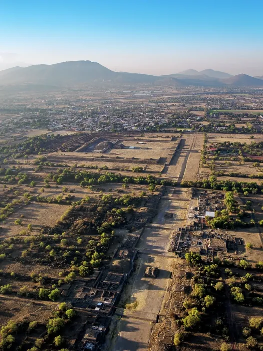 Framed Print : Avenue of the Dead and The Citadel at sunrise, aerial view, Teotihuacan, Mexico State, Mexico Framed Print : Avenue of the Dead and The Citadel at sunrise, aerial view, Teotihuacan, Mexico State, Mexico