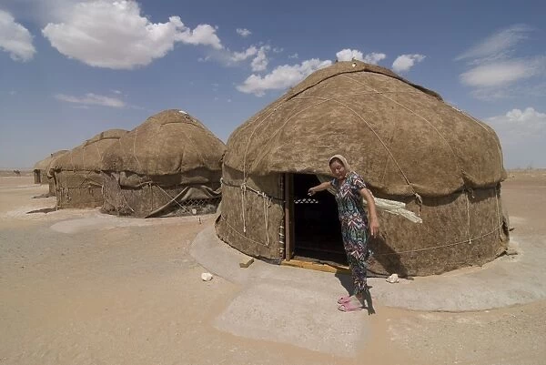 Ayaz Qala Yurt camp, Karakalpakstan, Uzbekistan, Central Asia, Asia