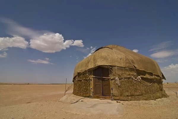 Ayaz-Qala yurt camp, Karakalpakstan, Uzbekistan, Central Asia