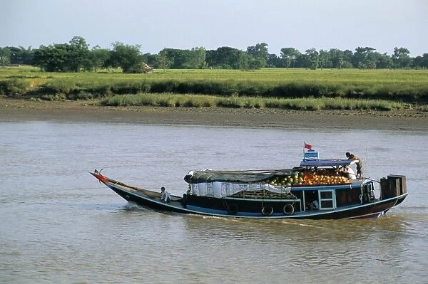 Ayeyarwaddy (Irrawaddy) River delta, Myanmar (Burma), Asia