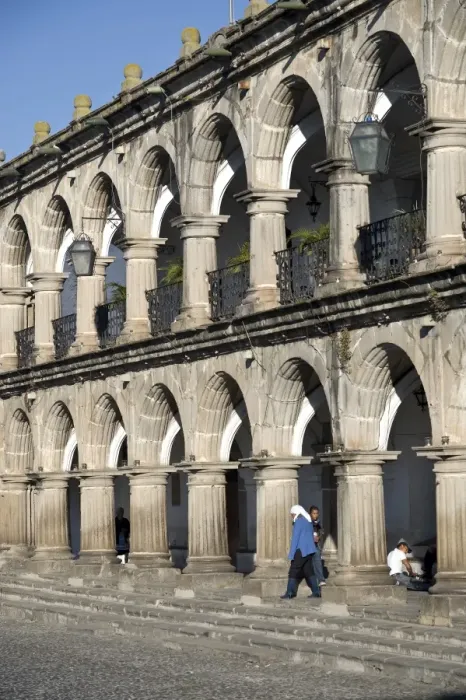 Framed Print : Ayuntamiento, Antigua, Guatemala, Central America