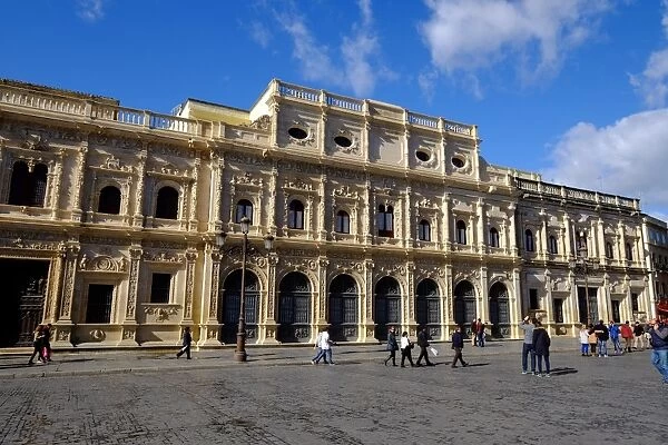 Ayuntamiento, Plaza de San Francisco, Seville, Andalucia, Spain, Europe