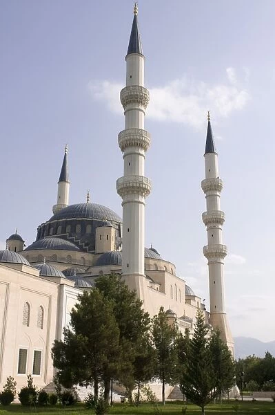 The Azadi Mosque, Ashgabad, Turkmenistan, Central Asia