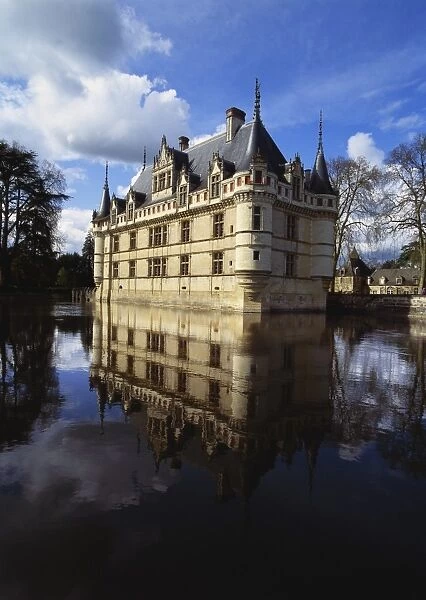 Azay le Rideau Castle, Loire Valley, Indre et Loire, France