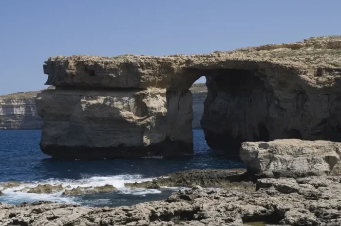 Framed Print : The Azure Window at Dwejra Point, Gozo, Malta, Europe Framed Print : The Azure Window at Dwejra Point, Gozo, Malta, Europe
