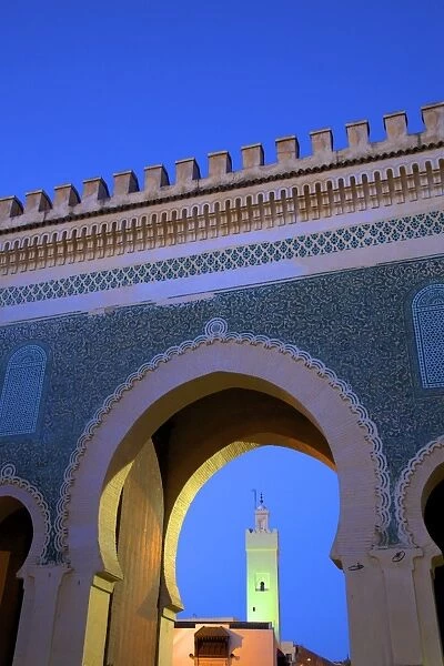 Bab Bou Jeloud, Fez, Morocco, North Africa, Africa