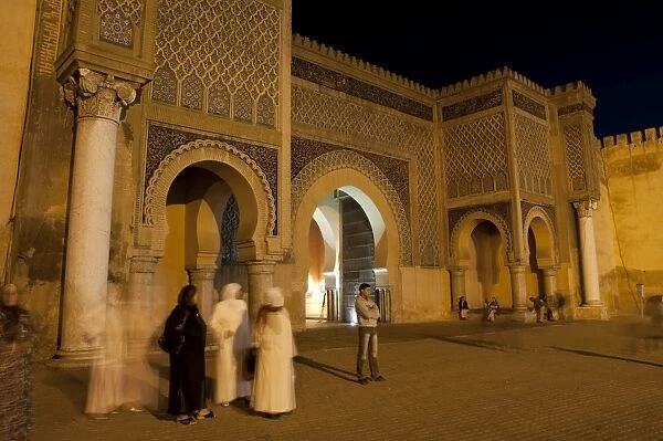 Bab el Mansour, Meknes, UNESCO World Heritage Site, Morocco, North Africa, Africa