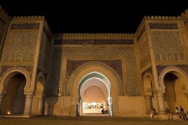 Bab el Mansour, Meknes, UNESCO World Heritage Site, Morocco, North Africa, Africa