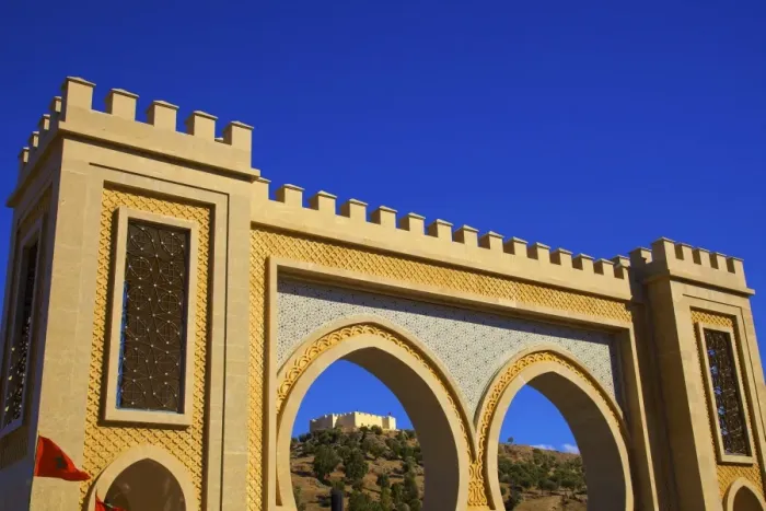 Framed Print : Bab Ijid with Museum of Arms, Fez, Morocco, North Africa, Africa Framed Print : Bab Ijid with Museum of Arms, Fez, Morocco, North Africa, Africa