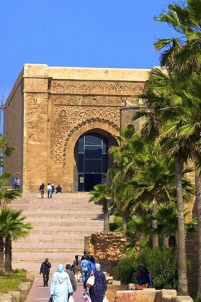 Bab Oudaia, Oudaia Kasbah, Rabat, Morocco, North Africa, Africa