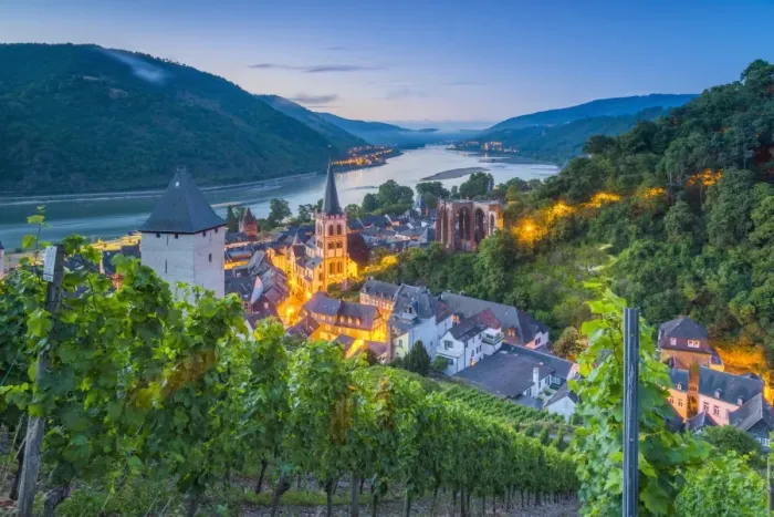 Framed Print : Bacharach on the River Rhine, Rhineland Palatinate, Germany, Europe Framed Print : Bacharach on the River Rhine, Rhineland Palatinate, Germany, Europe