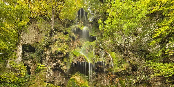 Bad Urach Waterfall, Swabian Alps, Baden-Wurttemberg, Germany, Europe