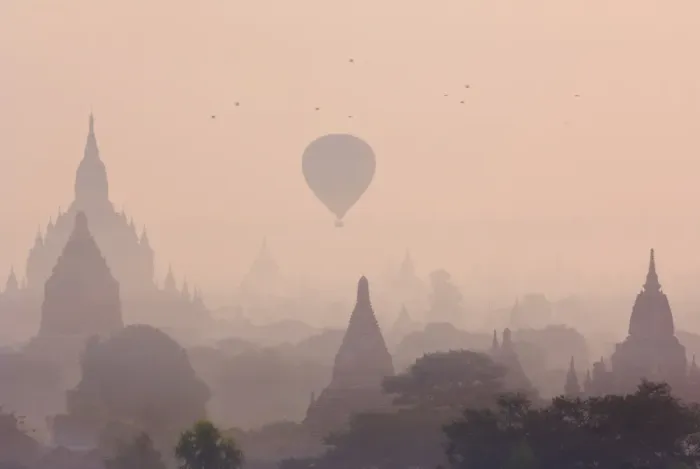 Framed Print : Bagan (Pagan), Myanmar (Burma), Asia
