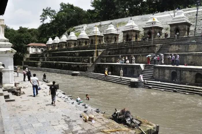 Framed Print : Bagmati River, Pashupatinath temple, UNESCO World Heritage Site, Kathmandu Framed Print : Bagmati River, Pashupatinath temple, UNESCO World Heritage Site, Kathmandu