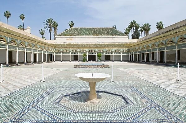 Bahia Palace, Marrakech, Morocco, North Africa, Africa