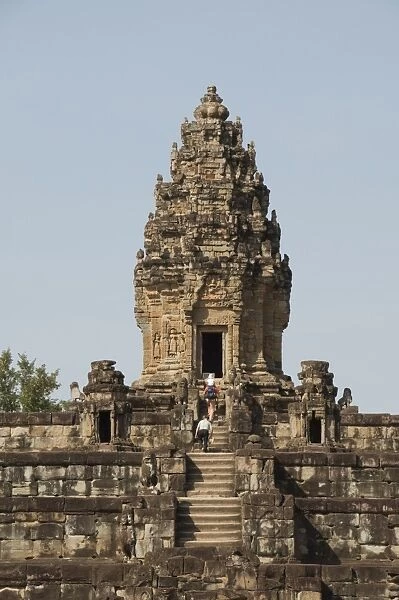 Bakong Temple dating from AD881, Roluos Group, near Angkor, UNESCO World Heritage Site