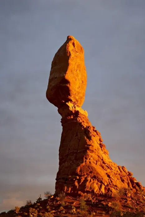 Framed Print : Balanced Rock at sunset Framed Print : Balanced Rock at sunset