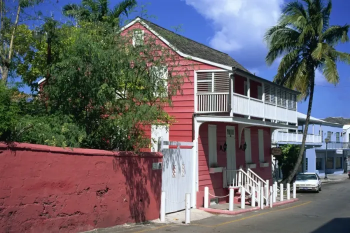 Framed Print : Balcony House dating from the 18th century, Nassau, Bahamas, West Indies, Central America Framed Print : Balcony House dating from the 18th century, Nassau, Bahamas, West Indies, Central America
