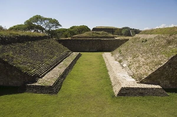The ball court at the ancient Zapotec city of Monte Alban