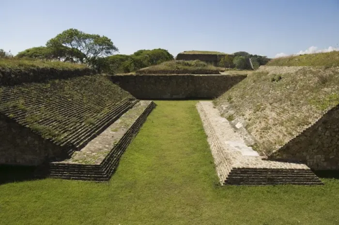 Framed Print : The ball court at the ancient Zapotec city of Monte Alban Framed Print : The ball court at the ancient Zapotec city of Monte Alban