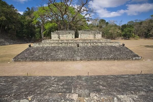 Ball Court dating from AD 731, Central Plaza, Copan Ruins, UNESCO World Heritage Site