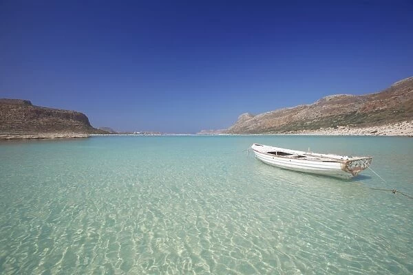 Balos Bay and Gramvousa, Chania, Crete, Greek Islands, Greece, Europe