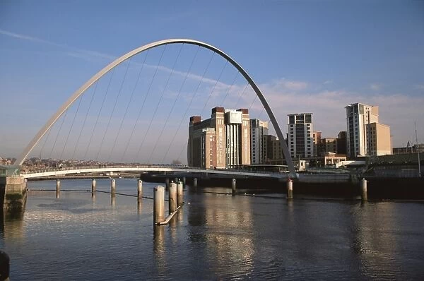 Baltic Quays and Millennium Bridge, Gateshead, Tyne and Wear, England, United Kingdom