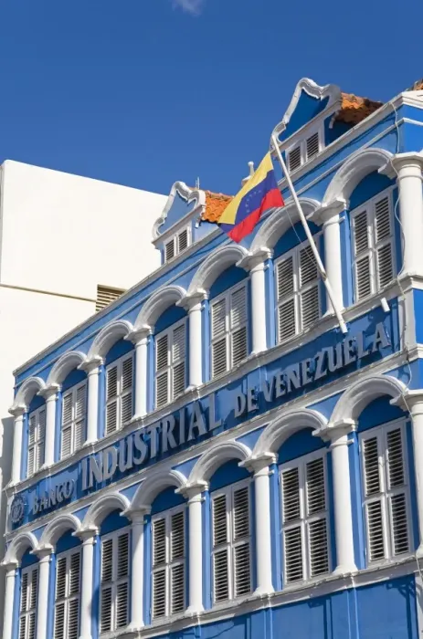 Framed Print : Banco Industrial De Venezuela on Handelskade Framed Print : Banco Industrial De Venezuela on Handelskade