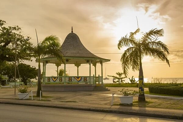 Bandstand and Brownes Beach, Bridgetown, St. Michael, Barbados, West Indies, Caribbean
