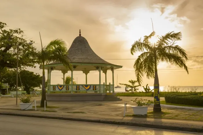 Framed Print : Bandstand and Brownes Beach, Bridgetown, St. Michael, Barbados, West Indies, Caribbean Framed Print : Bandstand and Brownes Beach, Bridgetown, St. Michael, Barbados, West Indies, Caribbean