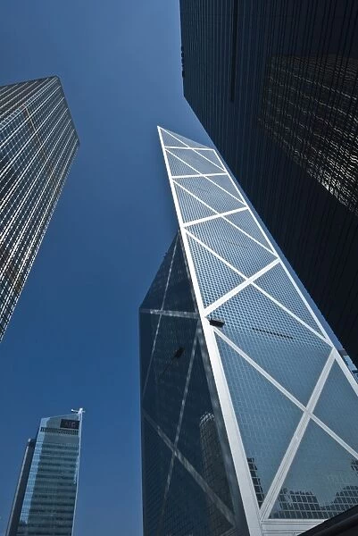 Bank of China Building in centre, Central, Hong Kong, China, Asia
