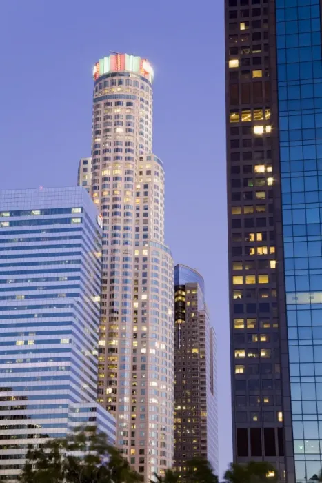 Framed Print : US Bank tower in Los Angeles, California, United States of America, North America Framed Print : US Bank tower in Los Angeles, California, United States of America, North America