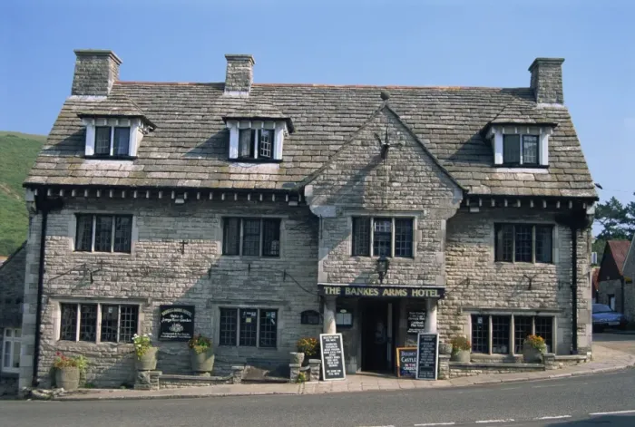 Framed Print : The Bankes Arms Hotel at Corfe in Dorset, England, United Kingdom, Europe Framed Print : The Bankes Arms Hotel at Corfe in Dorset, England, United Kingdom, Europe
