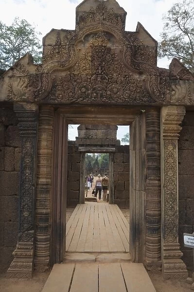 Banteay Srei Hindu temple, near Angkor, UNESCO World Heritage Site, Siem Reap
