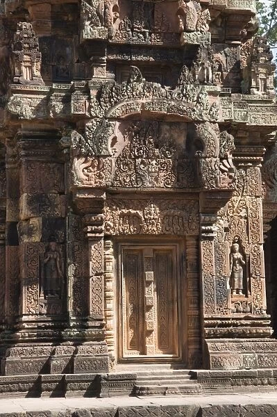 Banteay Srei Hindu temple, near Angkor, UNESCO World Heritage Site, Siem Reap