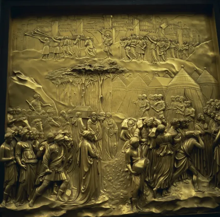 Framed Print : Baptistery bronze East door by Ghiberti Framed Print : Baptistery bronze East door by Ghiberti