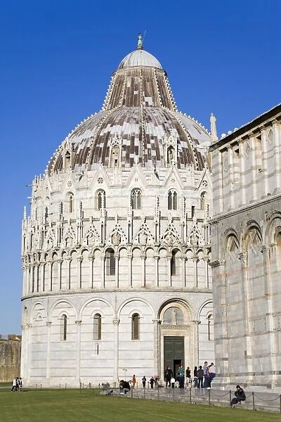 Baptistry, Pisa, UNESCO World Heritage Site, Tuscany, Italy, Europe