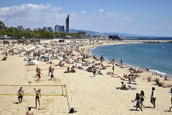 Barcelona Beach, Barcelona, Catalonia, Spain, Europe