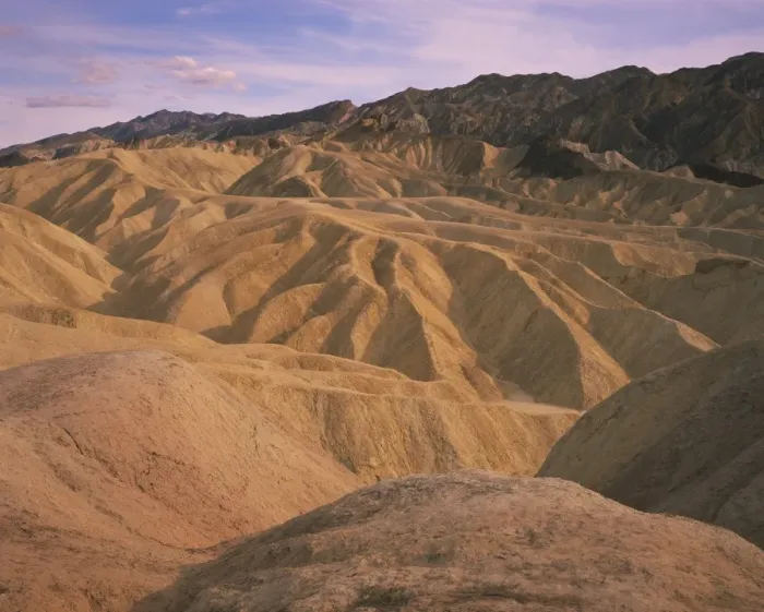 Framed Print : Bare hills and gulleys at Zabriskie Point in the Death Valley National Framed Print : Bare hills and gulleys at Zabriskie Point in the Death Valley National