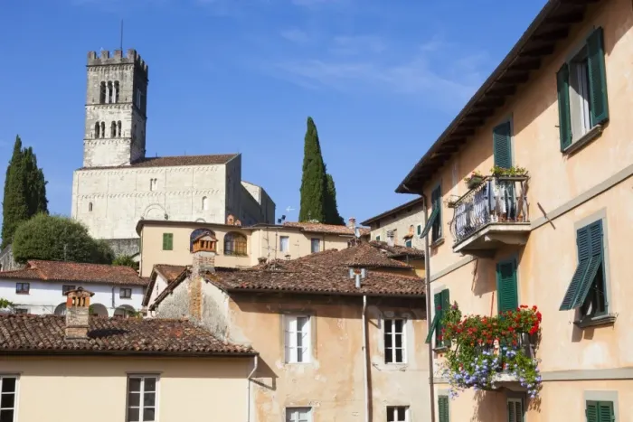 Framed Print : Barga Cathedral, Barga, Tuscany, Italy, Europe Framed Print : Barga Cathedral, Barga, Tuscany, Italy, Europe
