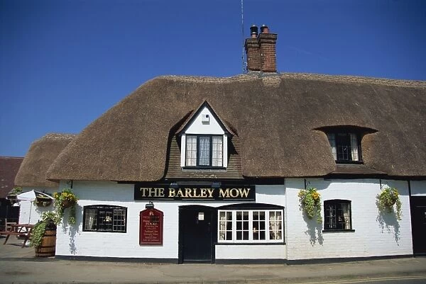 The Barley Mow pub, Oxfordshire, England, United Kingdom, Europe