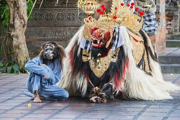 Barong and Kris dance, traditional Balinese dance, Ubud, Bali, Indonesia, Southeast Asia, Asia