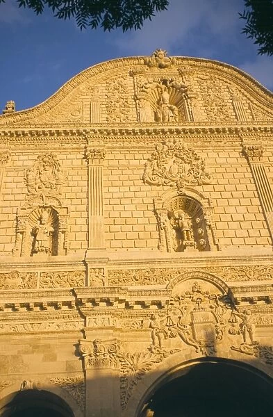 Baroque 17th century facade of the Duomo di San Nicola