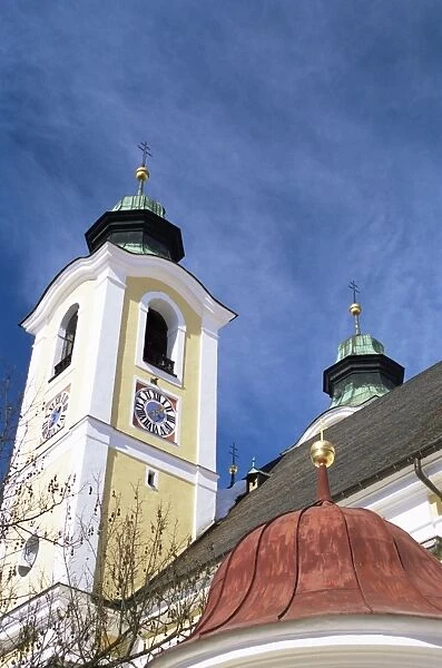 Baroque church, St. Johann, Tyrol (Tirol), Austria, Europe