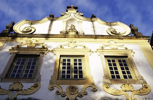 Baroque facade of the Convento Sao Francesco, Olinda, Per. Brazil, South America