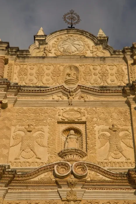 Framed Print : Baroque facade of the Temple of Santo Domingo de Guzman, founded in 1547, San Cristobal de las Casas, Chiapas, Mexico, North America